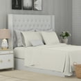 thumbnail image 4 of Color Sense Cotton Rich Full Sheet Set, 800 Thread Count Wrinkle Resistant, Quick Dry, Soft & Smooth 4-Piece Set Ivory, 4 of 9