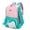 Pink and green color matching, variant on Primary School Schoolbag British College Style Large-capacity Spine Protection Backpack,Purple