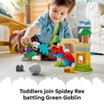 thumbnail image 5 of LEGO DUPLO Marvel Dinosaur Spidey-Rex vs. Green Goblin Building Toy for Toddlers - Spidey and His Amazing Friends Toys for Boys & Girls, Ages 2+ - Gifts for Kids - 10463, 5 of 7