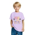 thumbnail image 5 of Frwgonr Short Sleeve Boys Girls Shirts Purple Kids 100th Day of School T-Shirt Celebration Top 3-14 Years, 5 of 5