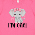 thumbnail image 4 of Inktastic Babys First Birthday Elephant Girls Baby T-Shirt, 4 of 5