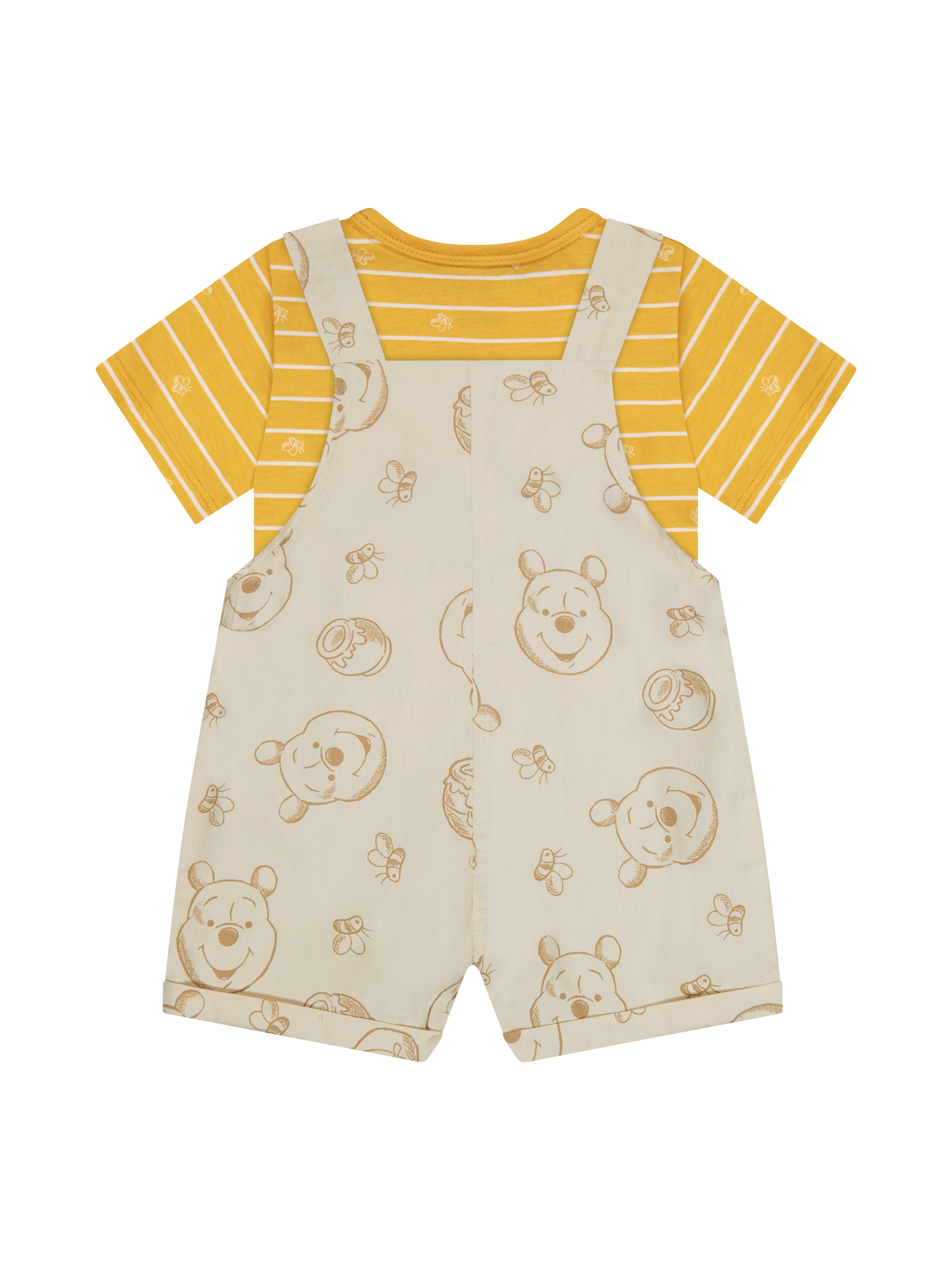 Winnie The Pooh Baby Boy Shortall Set, Sizes 0/3 Months-24 Months
