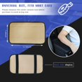 thumbnail image 2 of LAICAIW Leather Car Center Console Armrest Pad, PU Waterproof Auto Seat Box Cover Protector, Hand Rest Cushion Protection Pad, Vehicles Interior Accessories Universal for Car,SUV (Beige), 2 of 6