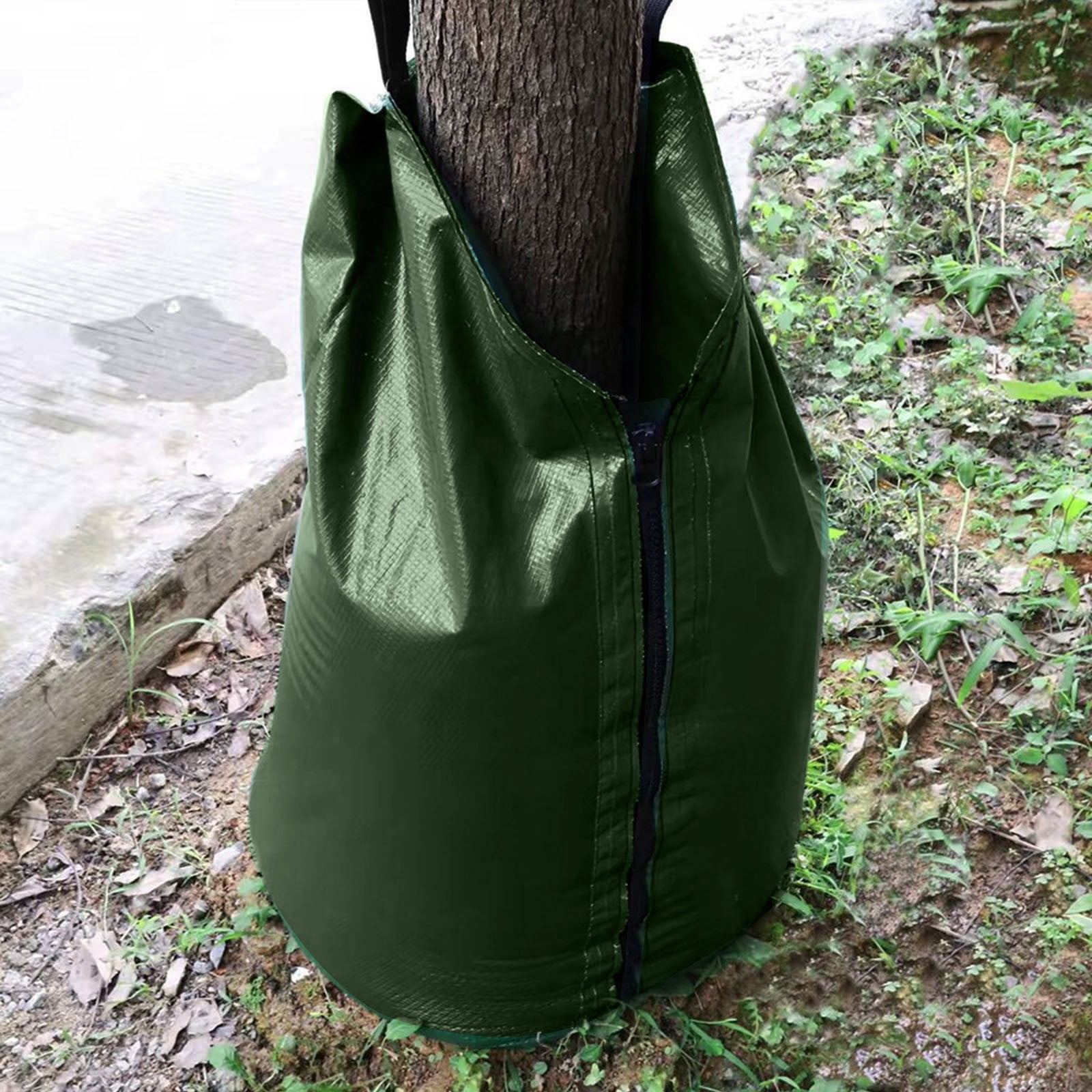 JilgTeok 5 Packs 20 Gallon Plastic Slow Release Watering Bag Drip Irrigation Bag for Trees Tarpaulin Water Saving Irrigation Water System