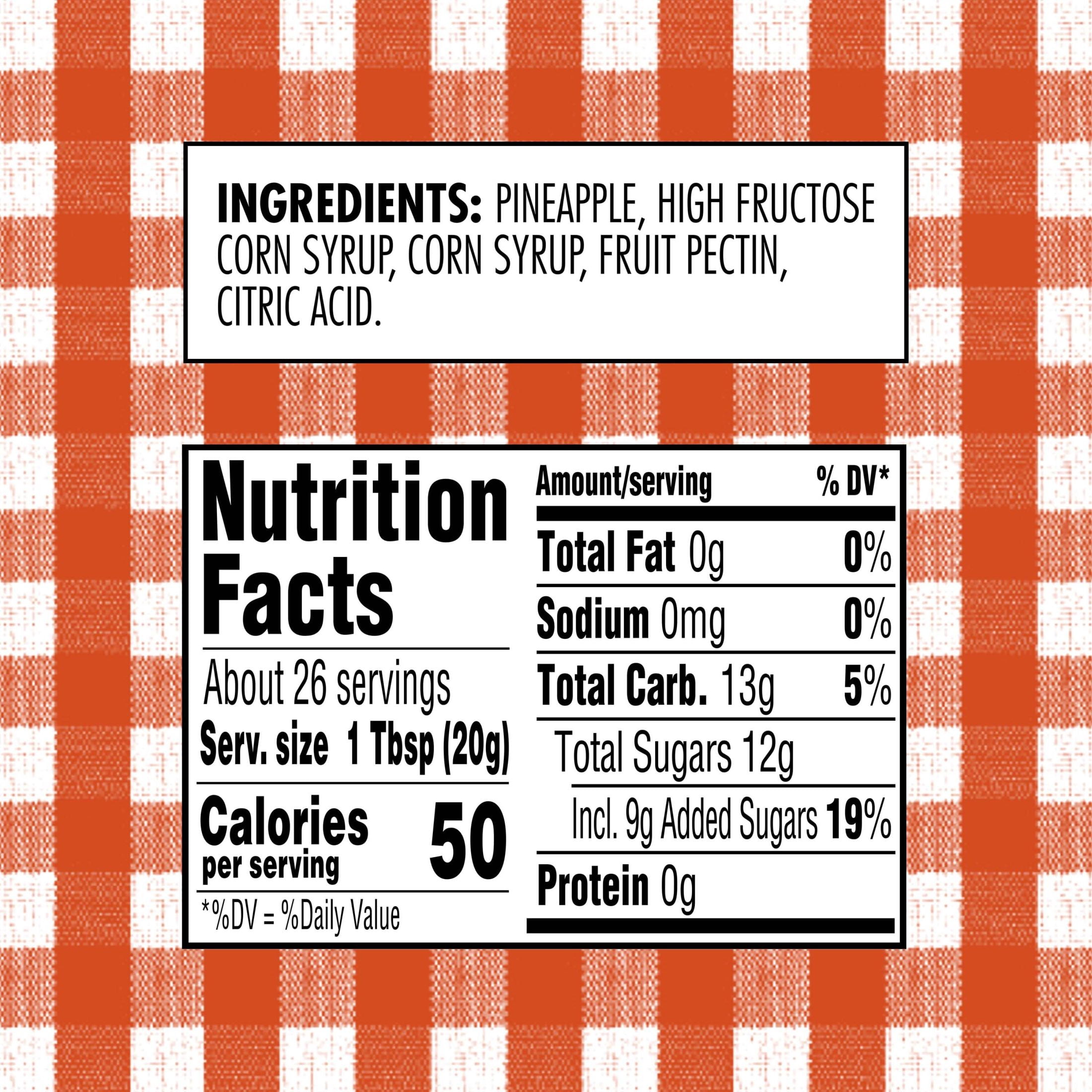 Smucker's Pineapple Preserves, 18 oz