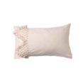 thumbnail image 1 of Juego de fundas de almohada con borlas copetudas, fundas de almohada de algodón con entramado, 19,7 x 35,5 pulgadas, juego de 2, 1 of 4