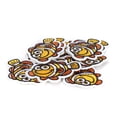 thumbnail image 4 of 10 parches de planchado adhesivos de tela para reparar agujeros, decoración DIY, animales marinos bordados, pequeños peces amarillos, 4 of 14