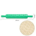 thumbnail image 1 of Herramienta de rodillo antiadherente de plástico para decoración de pasteles, rodillo portátil en relieve, pastelería de Fondant, 1 of 8