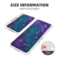 thumbnail image 2 of Sikiie Purple and Green Glitter Kitchen Mat 2 PCS Cushioned Kitchen Rug, Waterproof Non-Slip Kitchen Mats for Kitchen, Floor Home, Sink, Laundry, 2 of 6