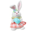 thumbnail image 4 of Cute Rabbit Figurine Decorative Ornament Art for Anniversary Office Statue Sculpture Table Centerpiece Decor Female, 4 of 9