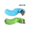 thumbnail image 2 of Cat Tunnel Crinkle Toys Small Pet Fit Adult Ferrets And Rats Collapsible Fun Ferret Supplies Interactive Telescopic Pipe, 2 of 9