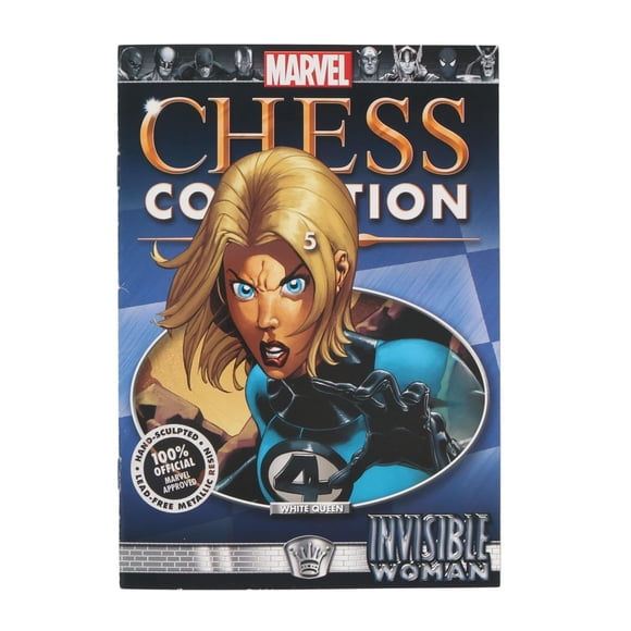 Set de ajedrez Eaglemoss Marvel Collection #5 Invisible Woman