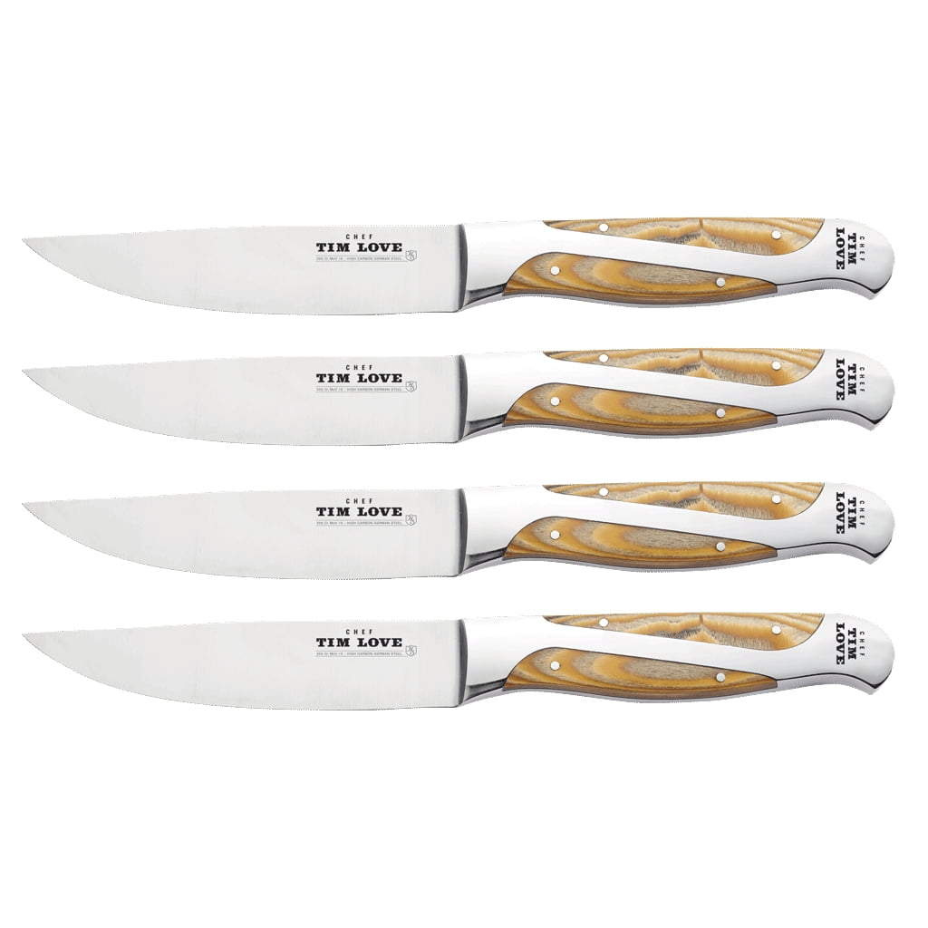 Hammer Stahl Tim Love 4 Piece Robust Steak Knife Set