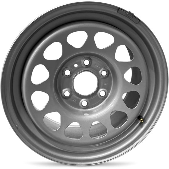 Remanufactured Genuine OEM Reconditioned Wheel 17x8 6x139.7 24 mm Offset Silver Steel Rim For GMC Sierra 1500 2019-2021 84440191 Single