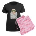 thumbnail image 5 of CafePress - Christmas Cute Baby Angel Praying Pajamas - Women's Short Sleeve Print T-Shirt and Pants Dark Cotton Pajama Set, 5 of 7