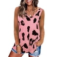 thumbnail image 1 of Qiopertar Débardeur Sans Manches à Col Rond Imprimé Léopard Mode Été pour Femmes Offres de la Semaine Liquidation à Moins de 5$ jusqu'à 90 % de Réduction, 1 of 3