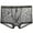 Black, variant on WIZUTIZ Men's Boxer Brief Transparent Underwear Ice Silk Seamless Comfortable Ultra-thin Breathable Underpants