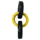 thumbnail image 2 of Juguete de Goma Tonka Amarillo Negro Resistente al Agua para Razas Medianas Grandes, 2 of 6