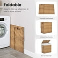 thumbnail image 5 of Gianna 110L Laundry Hamper with Lid, Laundry Basket with Removable Liner for Bathroom Bedroom, 5 of 7