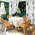 thumbnail image 4 of Outdoor Curtains for Patio Waterproof, Green Brown Diamond Outdoor Privacy Panels Grommet, Modern Geometric Middle Century Blackout Outside Curtains for Porch/Cabana/Pergola/Gazebo 54"x108", 1 Panel, 4 of 8