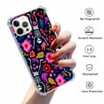 thumbnail image 2 of Hippie Skull Case for iPhone 14 Pro ,Aesthetic Art Design Pattern TPU Shock Proof Cover Case, 2 of 5