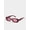 Wine red frame red, variant on Trendy Oversized Sunglasses for Women Men Fashion Shield Aviator Sun Glasses UV400 Protection Goggles