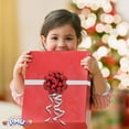 thumbnail image 4 of PMU Decorative Confetti Gift Bows 4-1/4 Inch Large Metallic Sparkle Red (12/Pkg) Pkg/1, 4 of 6