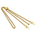 thumbnail image 2 of Monedero Correa de cadena Ajustable Aleación Moda Cómodo 47 pulgadas Bolsa Correa de cadena Áurea dorada jinwen Cadena de monedero ajustable, 2 of 8
