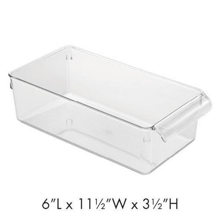Interdesign Clear Plastic Bathroom Drawer Organizer 6 X 11 5 X