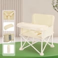 thumbnail image 2 of Silla de comedor plegable para niños Huayishang amarilla (liquidación), asiento plegable (liquidación), 1 silla de comedor plegable para niños amarilla, 2 of 8