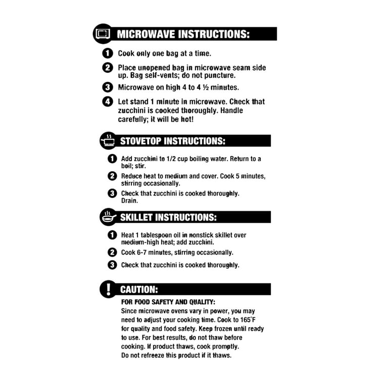 Great Value Zucchini Blend, 10 oz (Frozen)