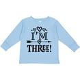 thumbnail image 3 of Inktastic 3rd Birthday 3 Year Old Arrow Girls Long Sleeve Toddler T-Shirt, 3 of 5