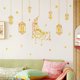 thumbnail image 2 of Un conjunto de pegatinas de pared con lámparas de estrella, pegatinas de pared para sala de estar, 2 of 5