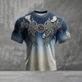 thumbnail image 2 of CONZONE Mens T-Shirts Short Sleeve Viking Mythology T-Shirts for Men Crew Neck Graphic Y2K Casual Summer Tee Tops, 2 of 3