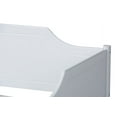 thumbnail image 7 of Baxton Studio Alya Classic Traditional Farmhouse White Finished Wood Twin Size Daybed with Roll-Out Trundle Bed, 7 of 7