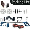 thumbnail image 2 of Susuzi Cordless Electric Weed Wacker, 21 V, Extendable String Trimmer, 2 of 13