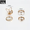 thumbnail image 2 of PVCS Butterfly Shape Design Ring Crystal Glass With 4pc Combination, 2 of 4