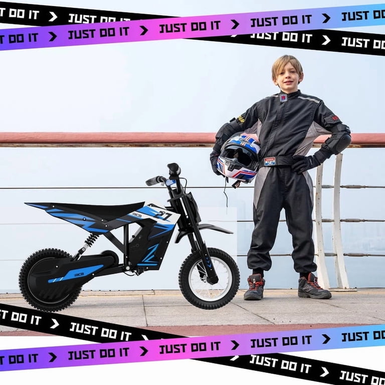 RCB R9X Electric Dirt Bike,36V-300W-10Miles,3 Speed Modes up to