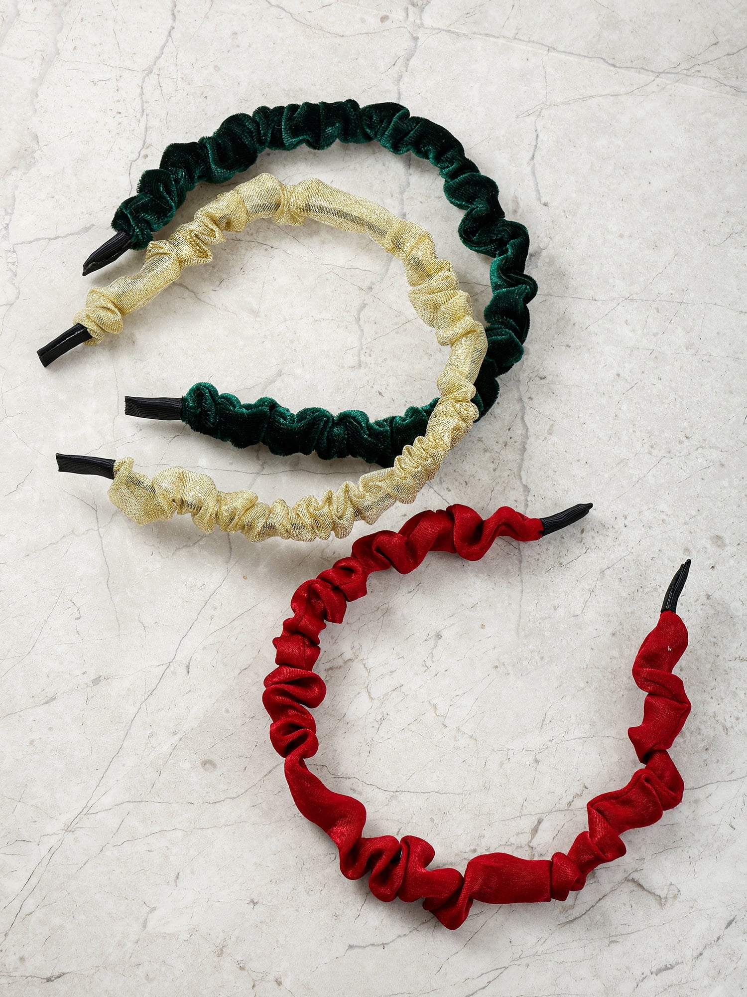 Stylish Women\'s Headband Set - Black, Gold, Green, Red Amazon.com: Cloth & Cord African Headband | Red, Black  main image 2
