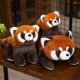 thumbnail image 5 of Animales de peluche de panda rojo realistas, mapache de peluche, lindo panda de peluche, regalo para niños, novia, cumpleaños, niño, regalo de Navidad, 5 of 5