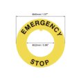 thumbnail image 2 of Uxcell 40mm OD 22mm ID Stop Sign For Push Button Switch 2 Pack, 2 of 3