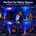 thumbnail image 4 of 2027 Upgraded Hd Smart Dynamic 5d Holographic Night Light Projector, Plug and Play Hd Star Galaxy and Ocean Projector, 360° Adjustable for Bedroom Ceiling, 4 of 6