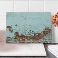 thumbnail image 2 of Brick Wall Cutting Board, Dated Damaged Peeling Room Covered White Paint Vintage Inspired City Decay Scene, Decorative Tempered Glass Cutting and Serving Board, Small Size, Red, by Ambesonne, 2 of 5