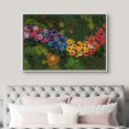 thumbnail image 3 of IDEA4WALL Framed Canvas Wall Art Flowers and Foliage Rich Colorful Botanical Modern Art Floral Photography Print Bohemian Artwork Relax/Calm for Living Room, Bedroom, Office - 24"x36" White, 3 of 5