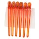 thumbnail image 2 of 10 pinzas para el cabello, pinzas para seccionar el cabello, herramienta para peluquería naranja, 2 of 9