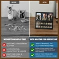 thumbnail image 5 of Challenge Coin Display Holder with Photo Frame Holds Three 6x4 Inch Photos & 17-30 Challenge Coin for Family Memories Collectors, 5 of 6