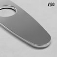 thumbnail image 2 of VIGO 10 in. Kitchen Sink Faucet Hole Cover Deck Plate For 1 or 3 Hole in Chrome, 2 of 9