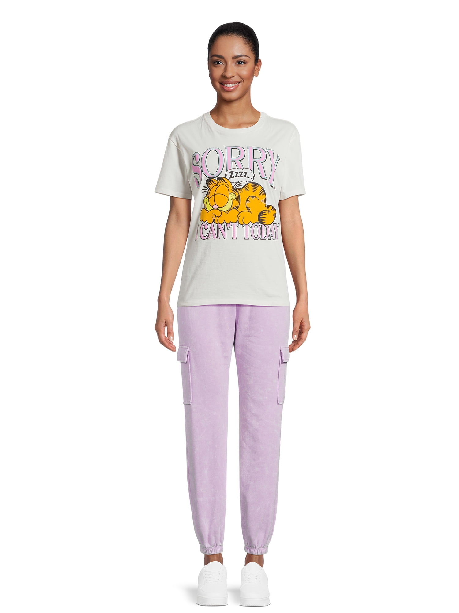 Women's Garfield T-Shirt, Sizes XS-XXXL