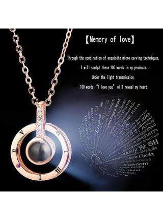 I love you clearance in 1000 languages necklace