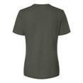 thumbnail image 2 of BELLA + CANVAS Women’s Relaxed Jersey Tee 100% Ring-Spun Cotton Short Sleeve Crew Neck T-Shirt (Military-Green, XL), 2 of 3